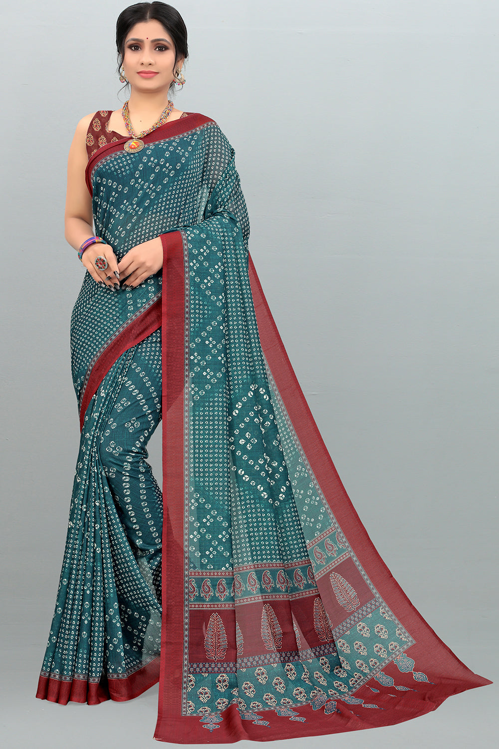 digital print saree