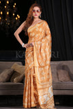 Digital Print Saree Vivid Yellow Digital Printed Saree saree online