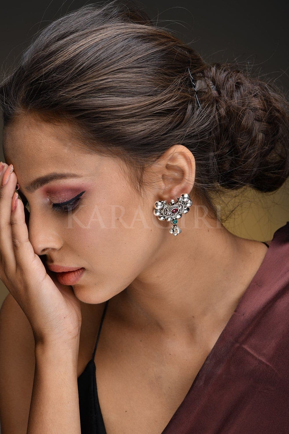 Elegant Earrings for Farewell Sarees - Modish Faux
