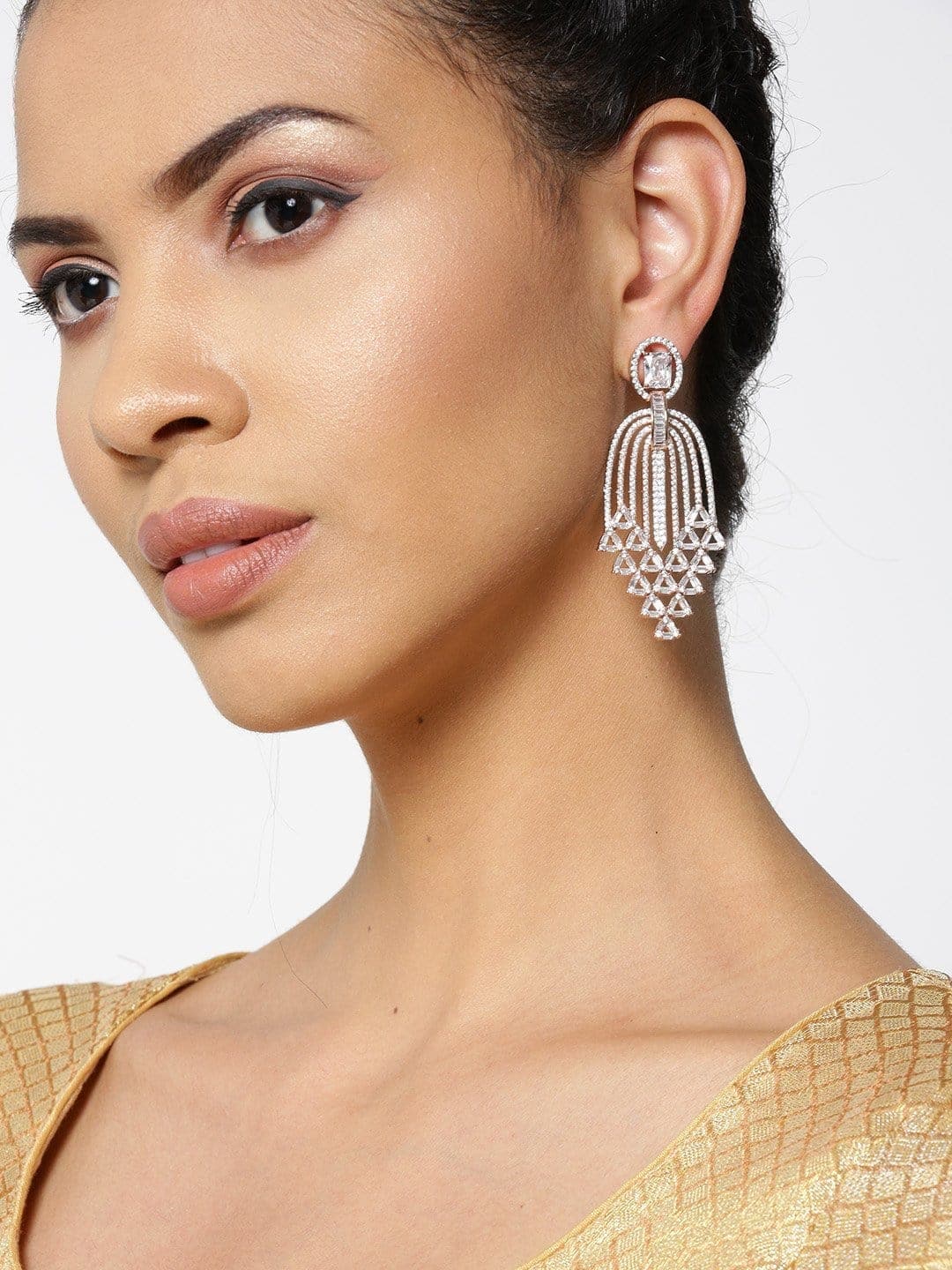 Hanging earrings clearance