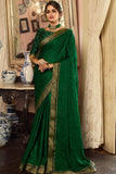 green saree