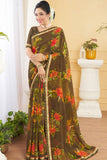 georgette saree