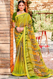 green saree