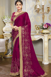 georgette saree design