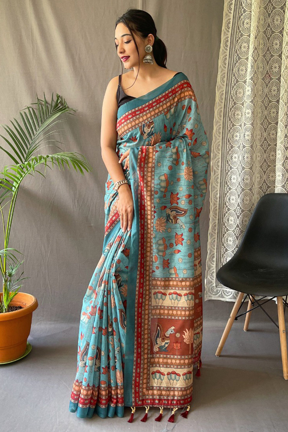 Discover 71+ kalamkari silk sarees best
