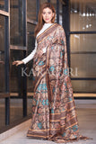 Kalamkari Saree Tawny Brown Kalamkari Saree saree online