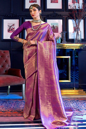 kanjivaram saree dark orchid kanjivaram saree silk saree online 24457535979713 99069889 d7b6 40b1 90b6