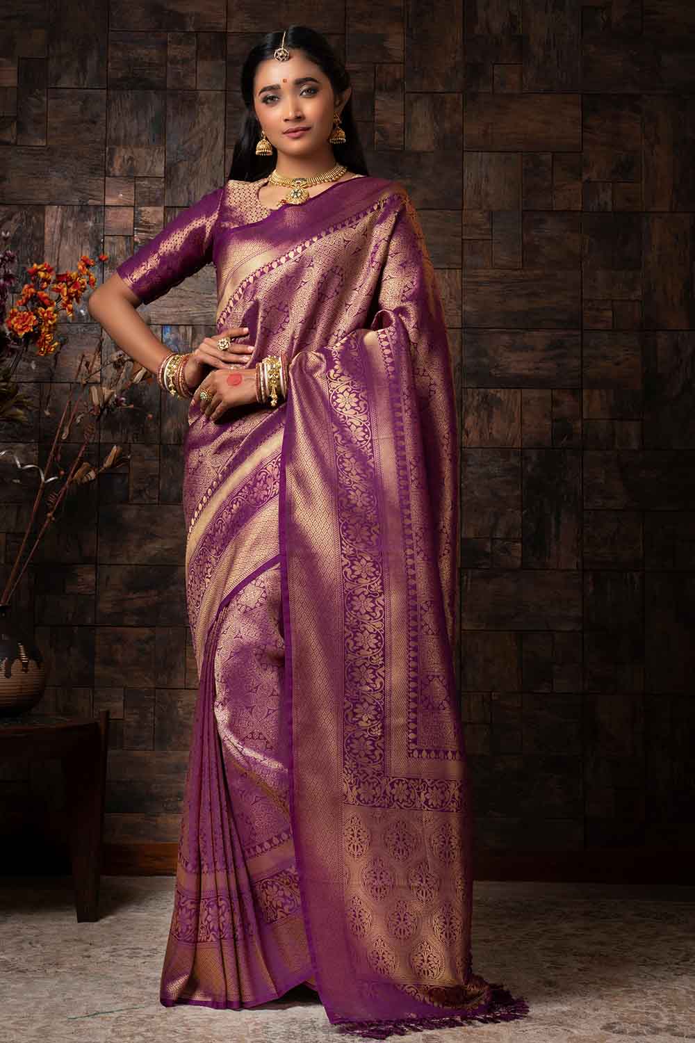 Lavender Saree - Buy Lavender Colour Sarees Online – Koskii