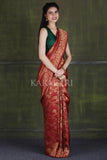 Kanjivaram Saree Maroon Red Kanjivaram Saree saree online