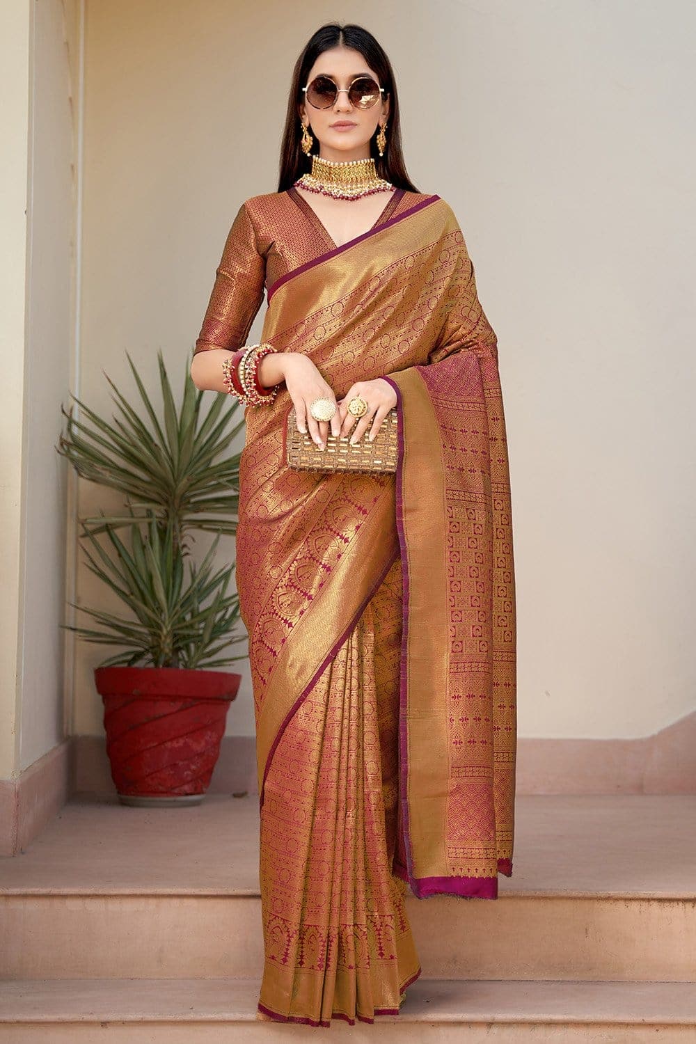 Buy Multicolour Silk Saree online-Karagiri – Karagiri Global