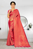 pink kanjivaram saree