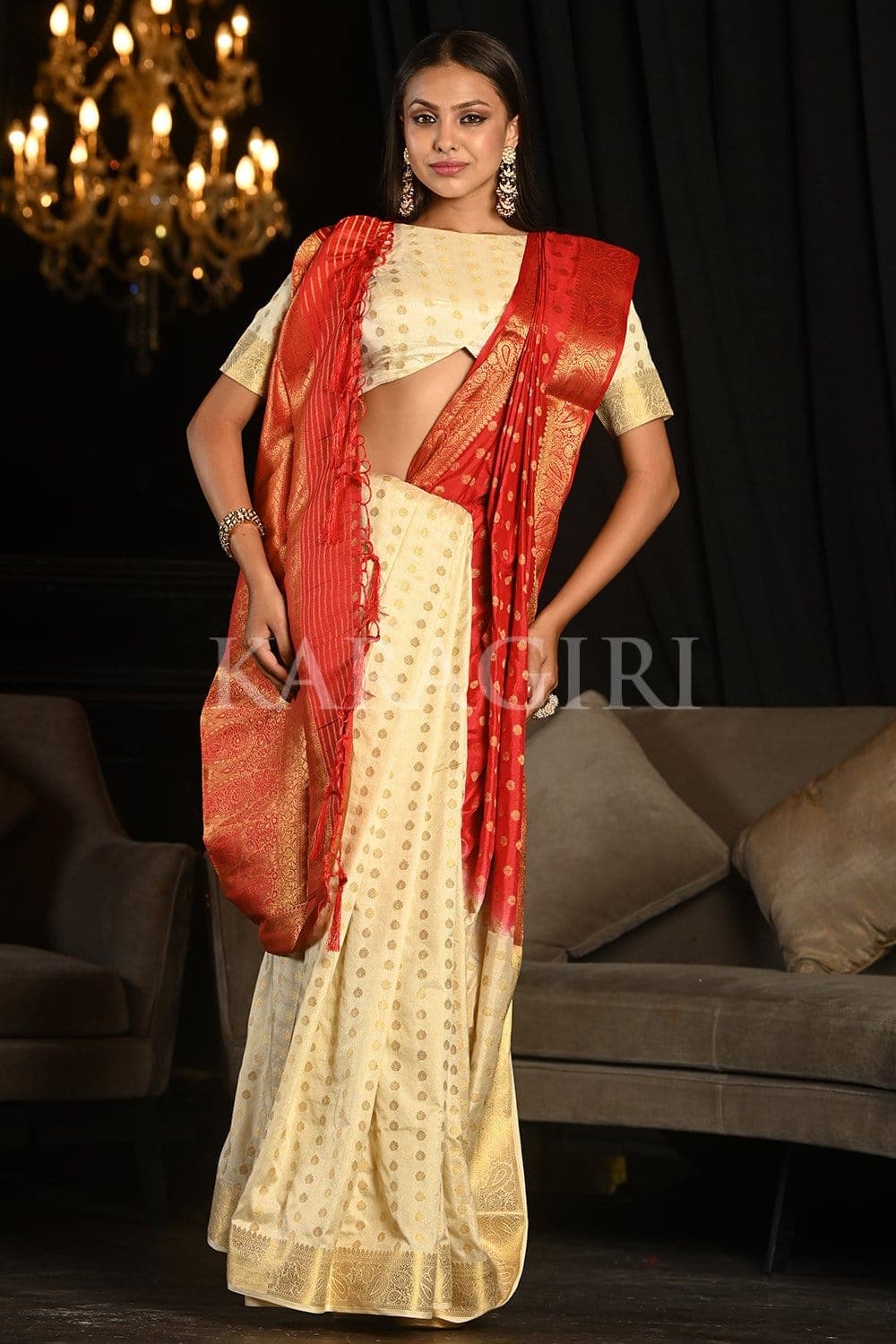 Buy Kanjivaram Silk Sarees for Bride Online | Singhania's – Page 2