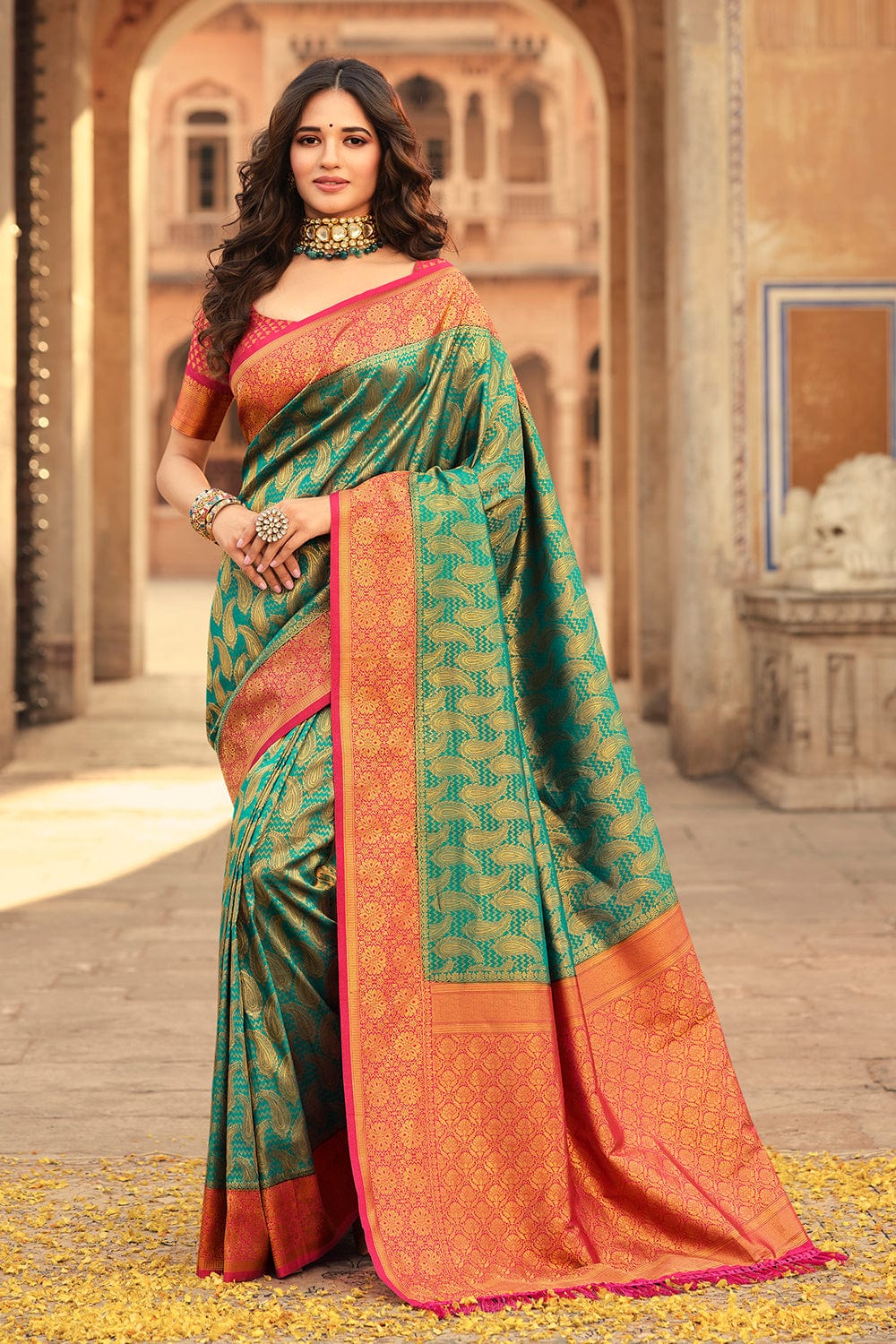 Buy the elegant Orchid Purple Kanjivaram Saree online-Karagiri – Karagiri  Global