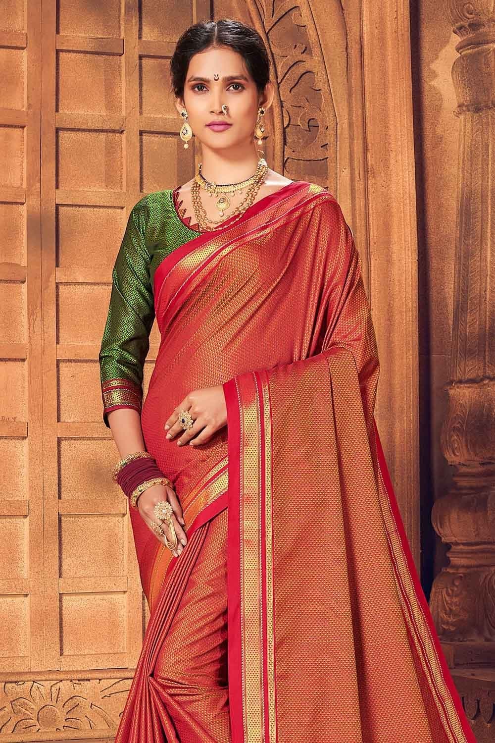 Buy Green Banarasi Silk Festival Wear Paithani Saree Online From Wholesale  Salwar.