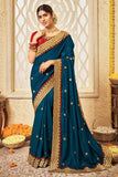 Kosa Silk Saree Cobalt Blue Kosa Silk Saree saree online
