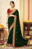 Kosa Silk Saree Emerald Green Kosa Silk Saree saree online