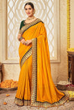 Kosa Silk Saree Marigold Yellow Kosa Silk Saree saree online