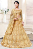 beige lehenga choli