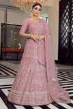 pink lehenga