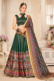 green lehenga choli