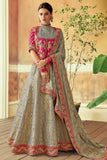 Gray Lehenga Choli