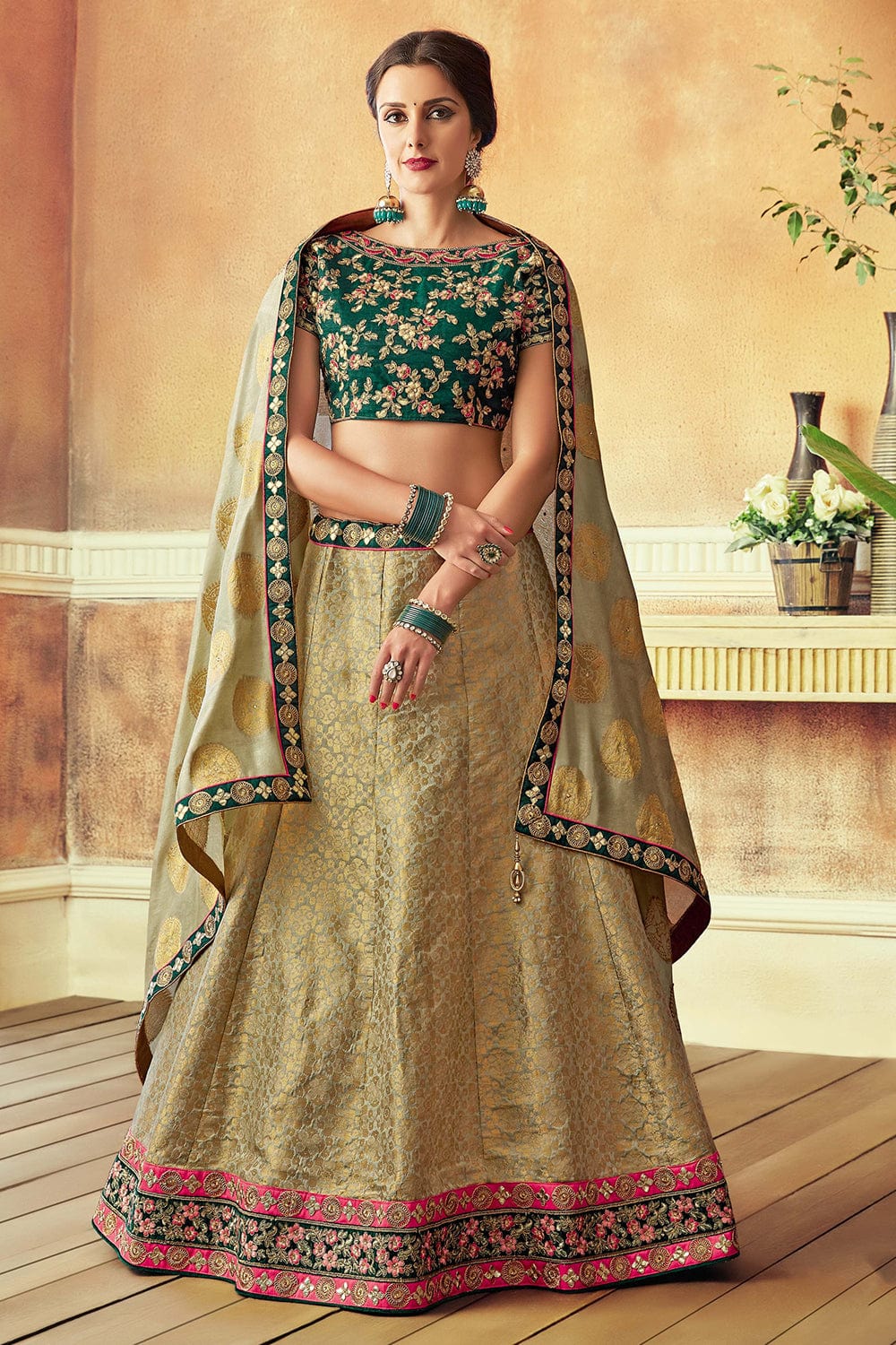 Beautiful Light green Navratri Special Designer Lehenga Choli – Sulbha  Fashions