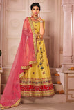 Lehenga Choli Light Yellow Lehenga Choli saree online