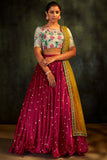 pink lehenga choli