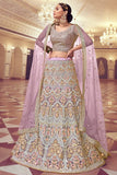 purple lehenga choli