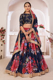 blue lehenga choli 