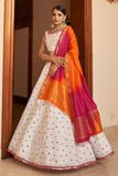 white lehenga choli