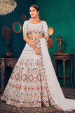 white lehenga choli