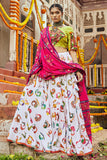 white lehenga choli