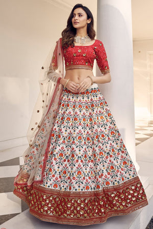 simple red and white lehenga.....this is apt for so many various  occasions.. | Bollywood celebrities, Fashion, Indian fashion