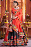 red  lehenga choli