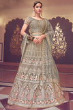 grey lehenga