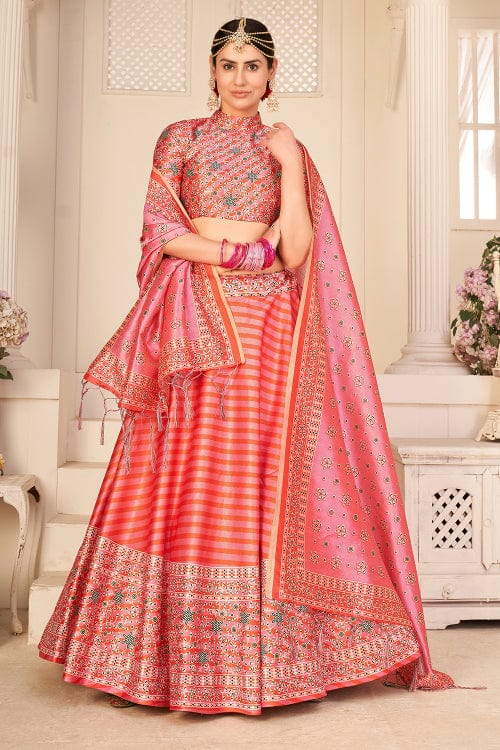 pink lehenga choli