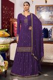 purple lehenga suit