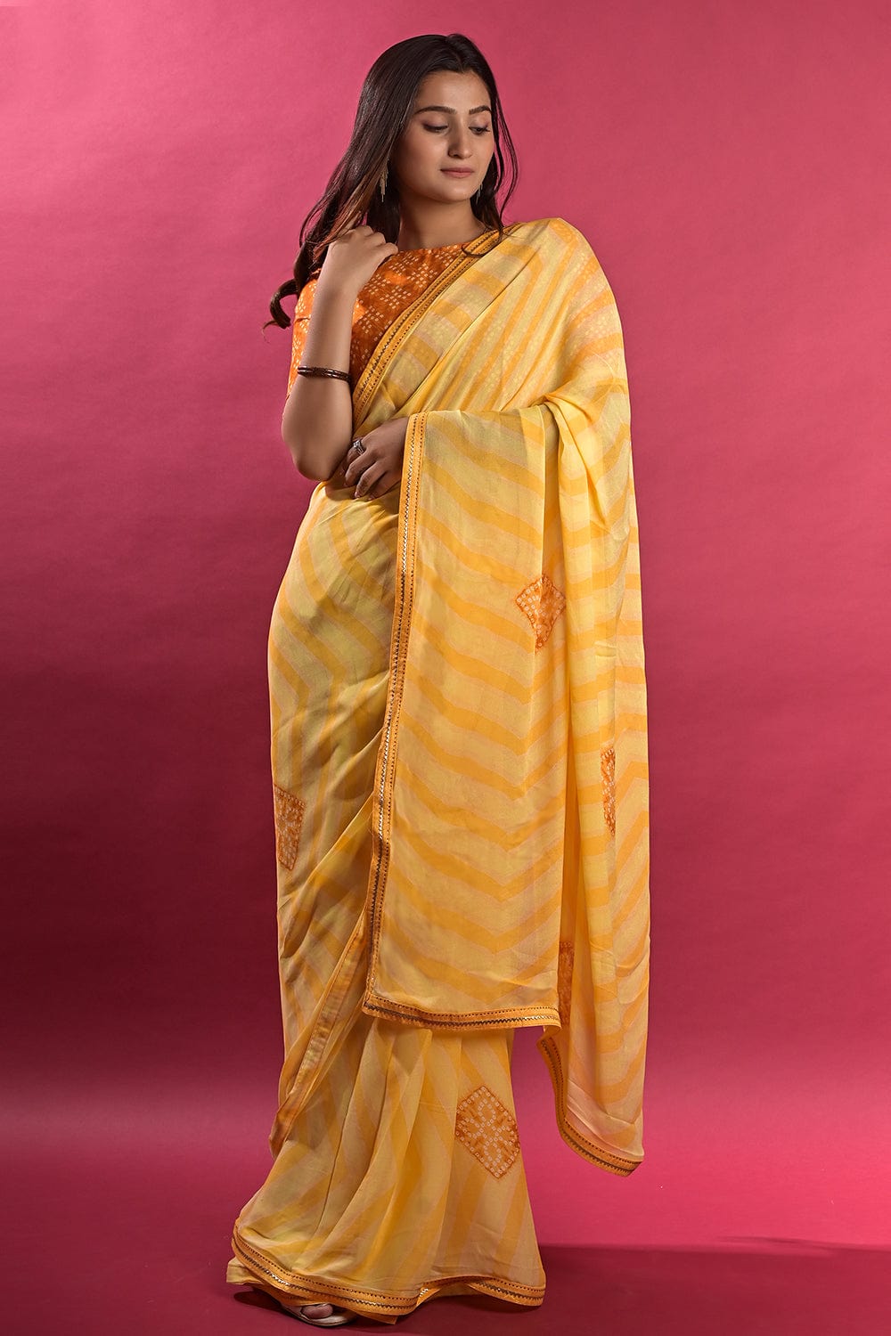 leheriya saree