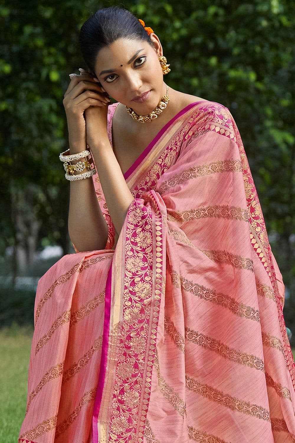 silk saree blouse designs