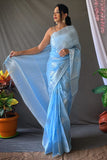 blue saree