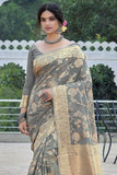 linen saree