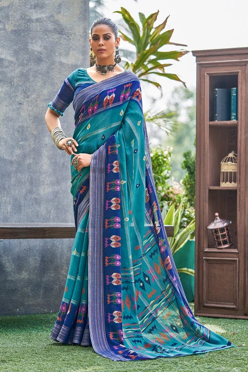 linen saree