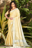 linen saree