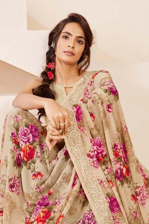 Printed Linen Saree in Kolkata at best price by Pawan Kumar Mohata &  Brothers - Justdial