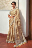 linen saree