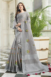 linen saree