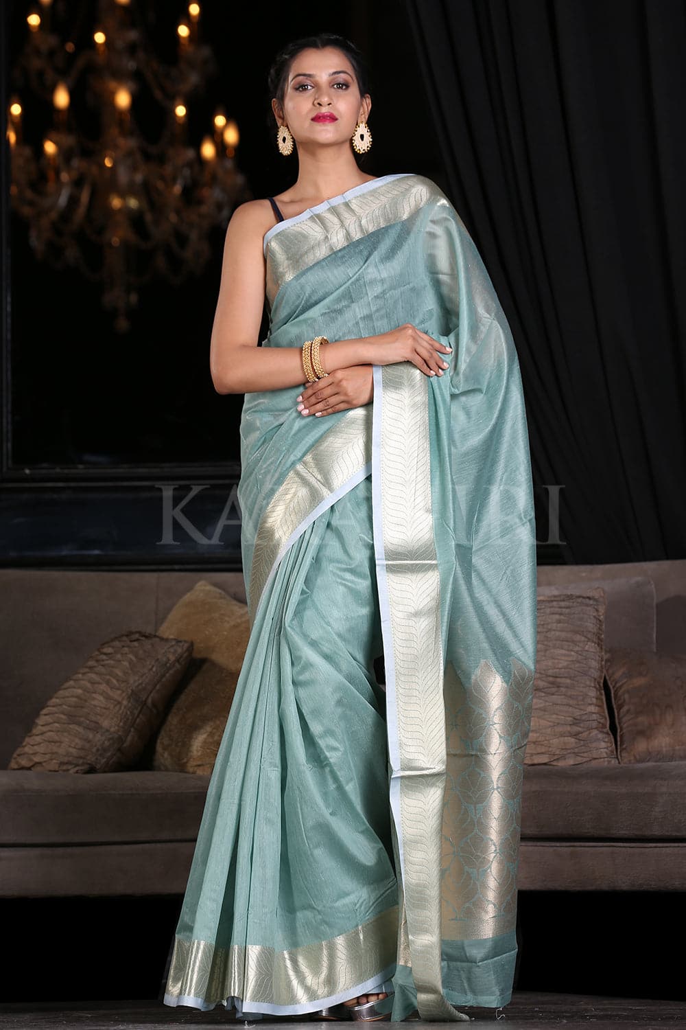 linen saree