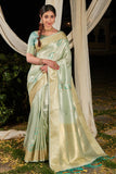 green saree