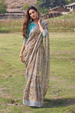 linen saree